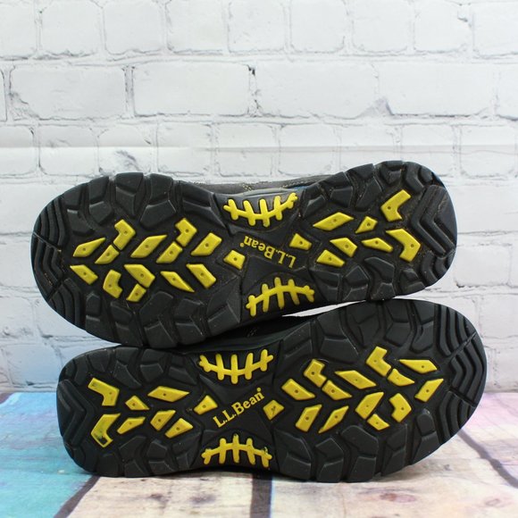 LL Bean Blue Suede Mesh Waterproof Trail Model Low Hikers Sneakers Size 6 - Picture 9 of 9